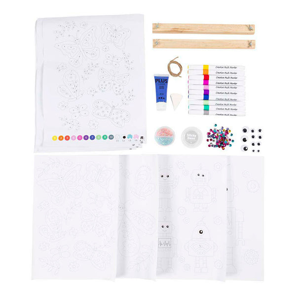 Hobbyset Kleuren Vlinder en Robot in Vrolijke Kleuren