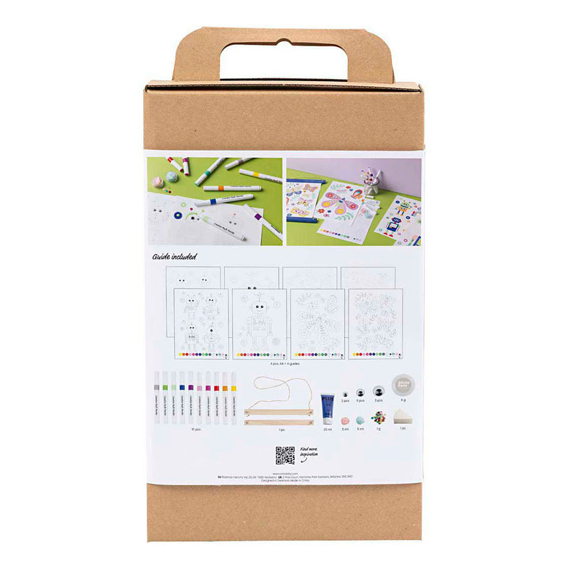 Hobbyset Kleuren Vlinder en Robot in Vrolijke Kleuren