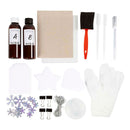 Mini Hobbyset Cyanotypie Geschenklabels blauw en Zilver