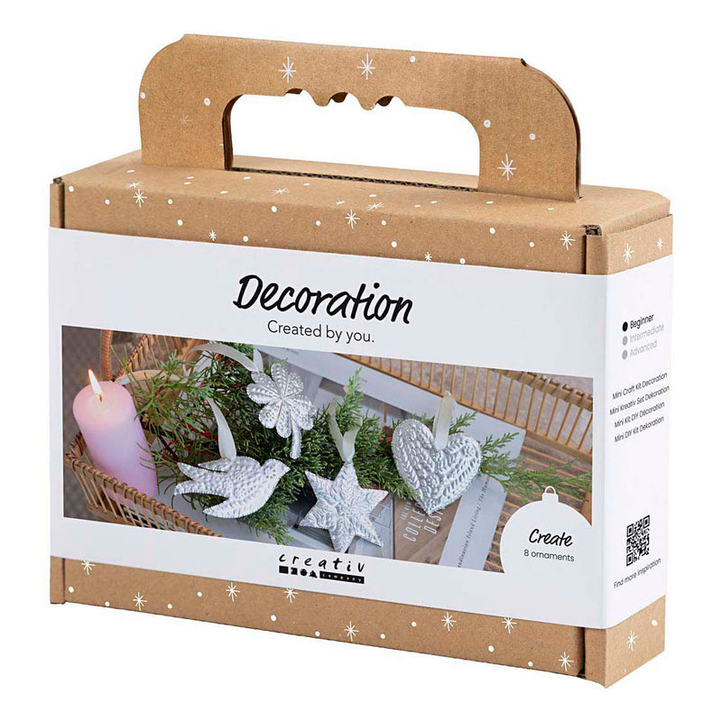 Mini Hobbyset Decoratie Kerstdecoratie Silver Metal