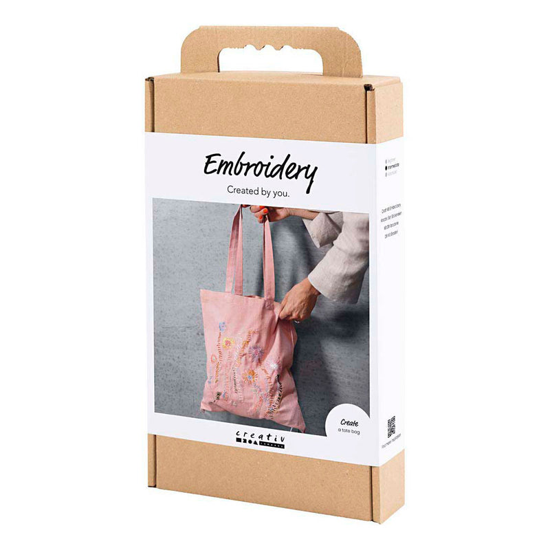 Hobbyset Borduurwerk Draagtas Lichtroze