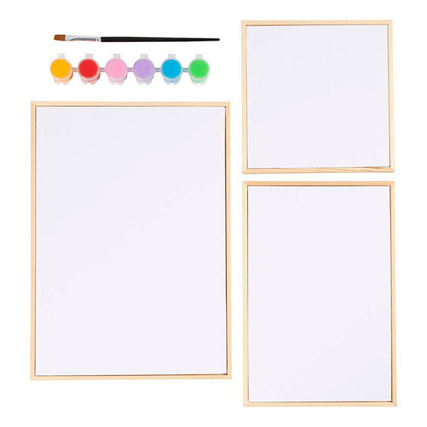 Set Canvas Panelen Kleurrijk