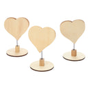 Colorations - Versier je Houten Memoclip Hart, 12st.