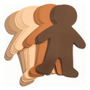 Colorations - Colours Like Me Grote Mensen Vormen, Set van 24 (4 Kleuren)