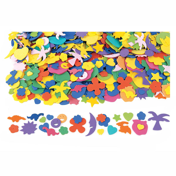 Colorations - Fun Foam Figuren, 1000st.
