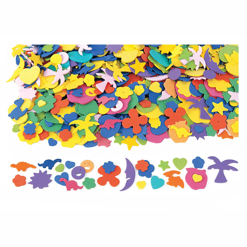 Colorations - Fun Foam Figuren, 1000st.