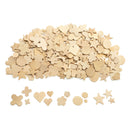 Colorations - Natuurlijke Houten Vormen in 5 Designs, 350st.