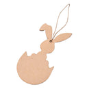 Colorations - Konijn in Ei-ornamenten, 6st.