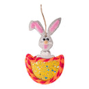 Colorations - Konijn in Ei-ornamenten, 6st.