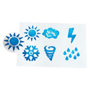 Colorations - Easy Grip Stempels Weer