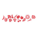 Colorations - Fruit en Groente Stempels, 14st.