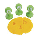 Colorations - Kleine Letters Klei Stempels, 26st.