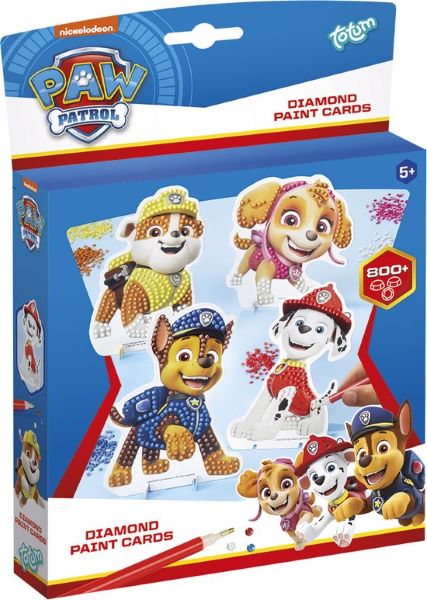 Paw patrol diamond paint kaarten 721197