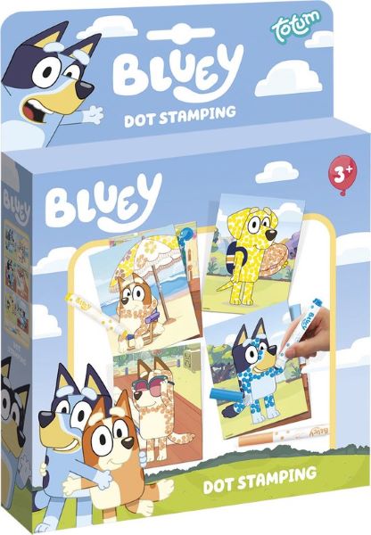 Bluey dot stamping 290204