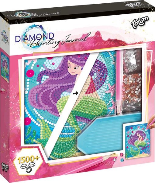 Totum Diamond Painting Notitieboek Zeemeermin
