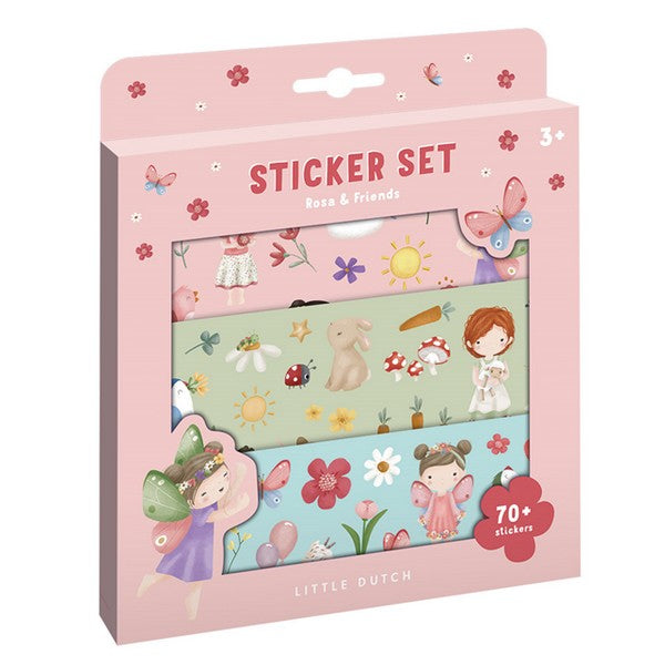 Little Dutch Stickerdoos Jim & Friends, 3 Vellen