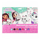 Gabby's Poppenhuis - Schilderen op Nummer - incl. 7 Kleuren Verf en Penseel