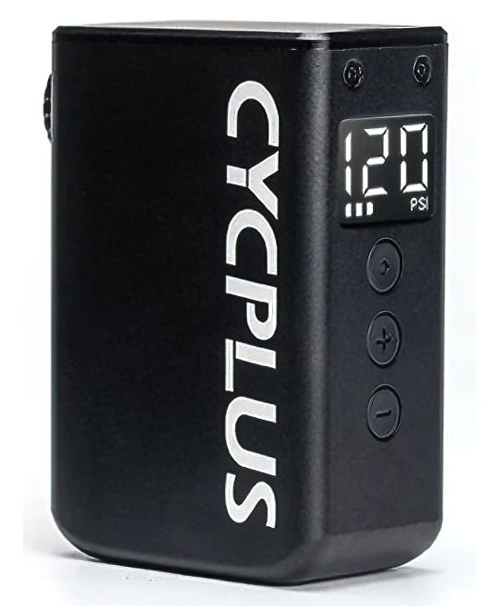 Elektrische accu fietspomp Cycplus AS2 Pro Cube - zwart