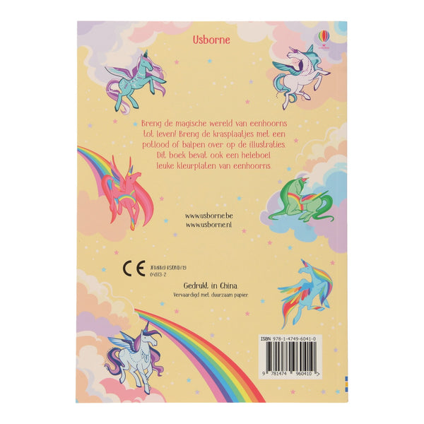 Krasplaatjesboek Eenhoorns