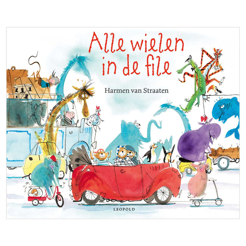 Alle wielen in de file