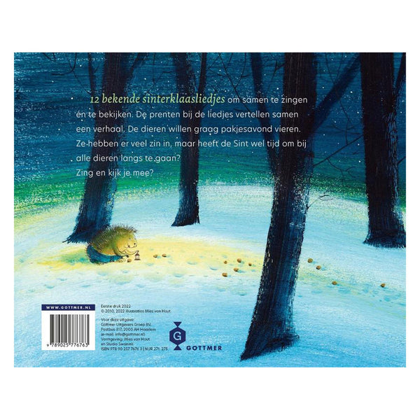 Zie de maan schijnt door de bomen