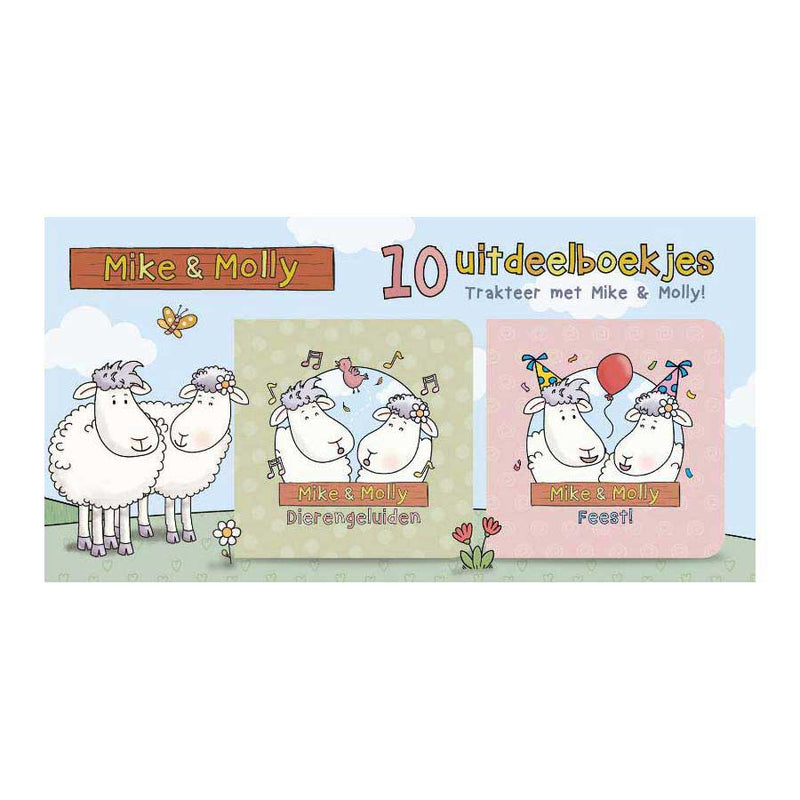 Mike & Molly Uitdeelboekjes - 10st.