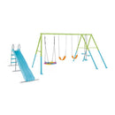 Intex 44151 Saucer &amp; Swing Deluxe Vijf Swing Activiteiten Schommelset Blauw/Groen