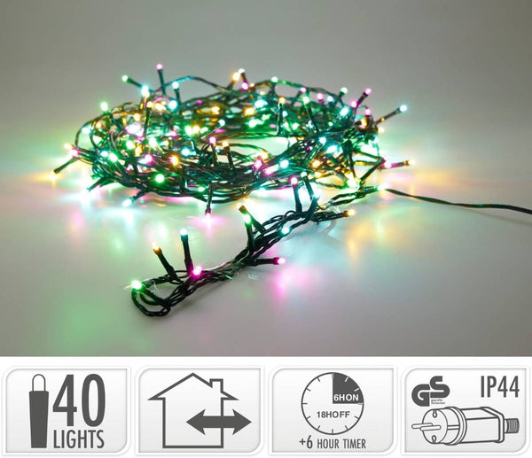 LED Verlichting 40 LED - 3 Meter - Kerst - Festival