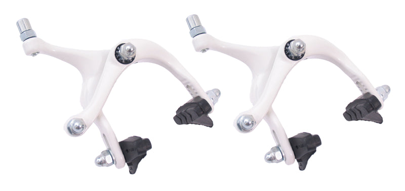 Remmenset Singlespeed/Fixie Aluminium Wit