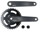 Crankstel 38T Miranda Delta 170mm crankarm - met disc 9.5cm - zwart