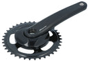 Crankstel 38T Miranda Delta 170mm crankarm - met disc 9.5cm - zwart