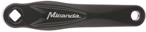 Crankarm rechts Miranda Alfa 1 170mm - zwart gecoat