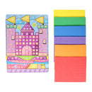 Knutselset Mozaïek Prinses Maken, 4 platen