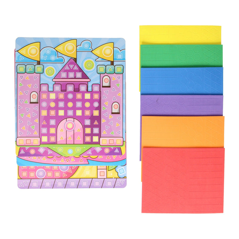 Knutselset Mozaïek Prinses Maken, 4 platen