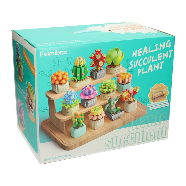 Bouwsteentjes Set Bloemen Etalage