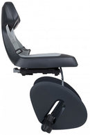 Kinderzitje achter Polisport Guppy Junior MIK HD - donkergrijs/lichtgrijs