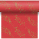 Duni tafellaken Holiday Star Red 138x220cm
