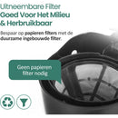 Emerio CME-116801 Compact Koffiezetapparaat Zwart