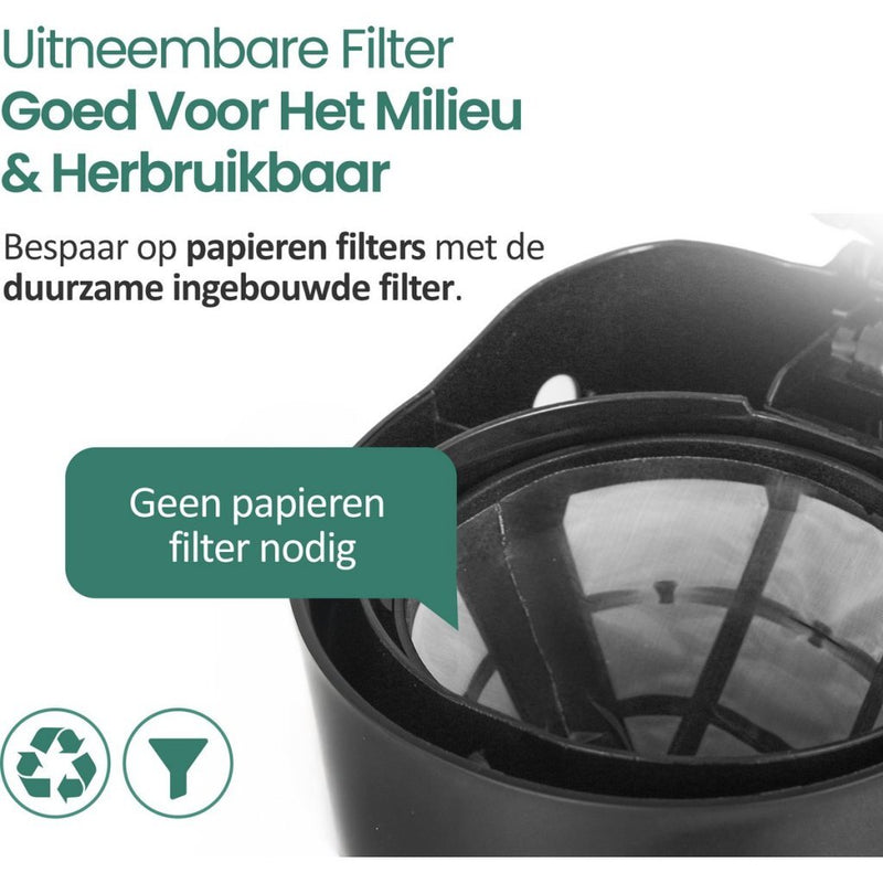 Emerio CME-116801 Compact Koffiezetapparaat Zwart