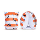 Swim Essentials Zwembandjes Ocean Stripes 2-6 Jaar Oranje/Wit