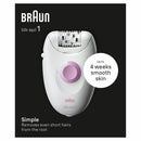 Braun SE1-000 Silk-Epil 1 Epilator Wit/Roze
