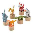 Houten Drukfiguur Jungle Dieren