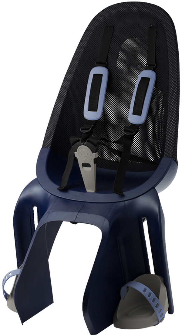 Kinderzitje achter Qibbel Air met framebevestiging (FF) - denim blue
