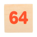 Houten Rekendomino - Vermenigvuldigen, 81dlg.