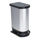 Rotho Paso Pedaalemmer 50L Zilver/Metallic