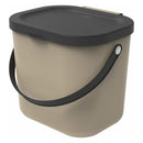 Rotho ALBULA Bio Afvalbakje 23.5x20x20.8 cm 6L Cappuccino