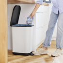 Rotho RIBO Pedaalemmer 35L Wit