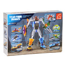 Bouwset Titan Heroes - Space Oranje - 49dlg.