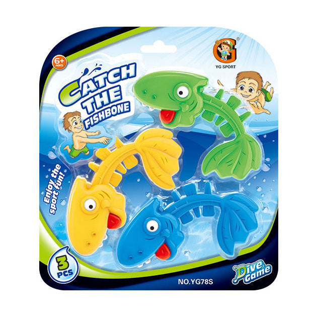 Duikvissen, set van 3 stuks