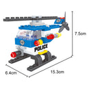 Bouwset Politie Helicopter - 68 dlg.